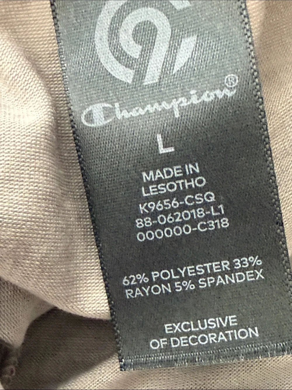 NWT Champion Duo Dry Gray Short Sleeve Twist-Front Tee.